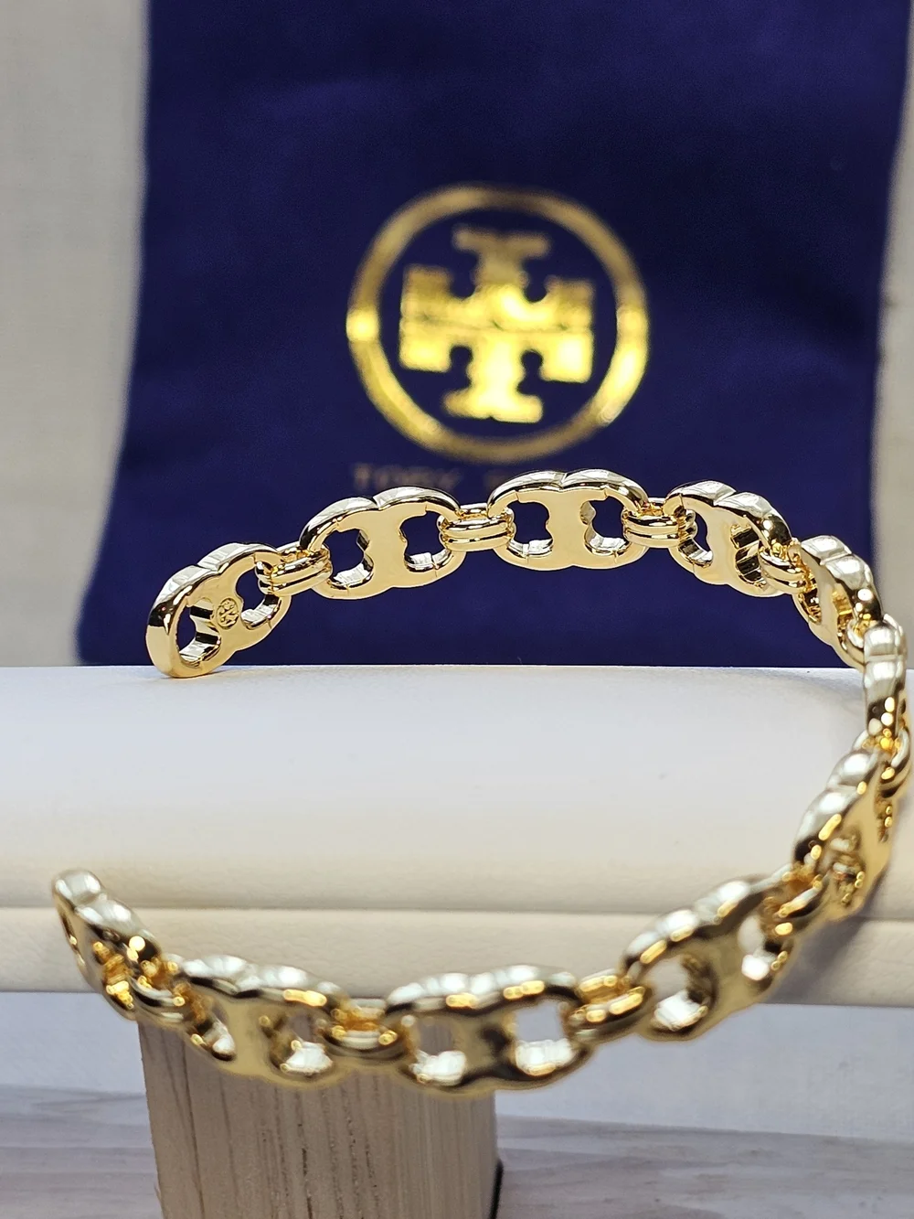 Tory Burch Gemini Link Bracelet New With Dustbag